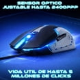 thumbnail image 4 of Combo  Gamer Teclado  y Mouse Negro LED Retroiluminado  Español Latinoamérica QWERTY Teclado y Mouse Gamer Kit Teclado y Mouse, 4 of 6