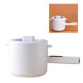 thumbnail image 5 of Mini cocina eléctrica Olla caliente eléctrica antiadherente de pequeña potencia Mini cocina de ramen para dormitorios de estudiantes Cocinas CN 220 V Versión inteligente blanca, 5 of 5