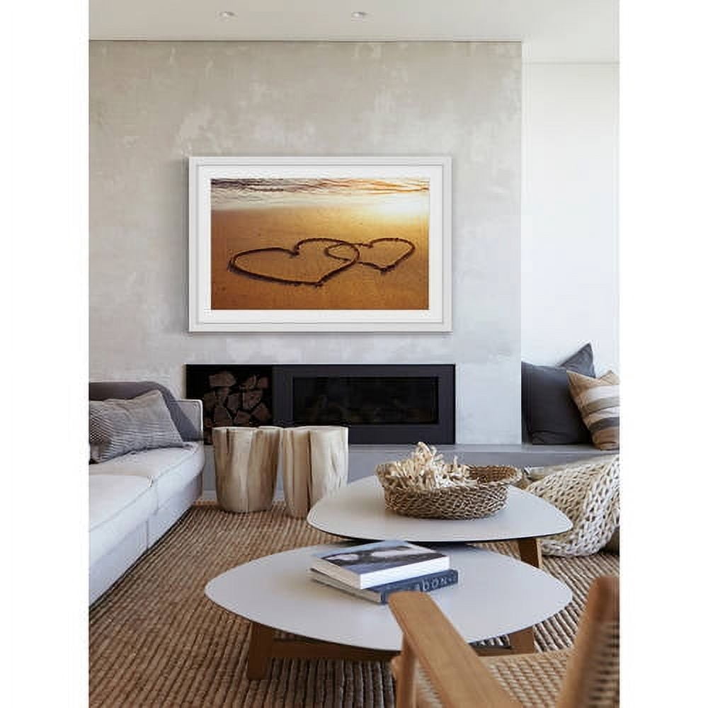 Marmont Hill "Double Hearts" Framed Painting Print