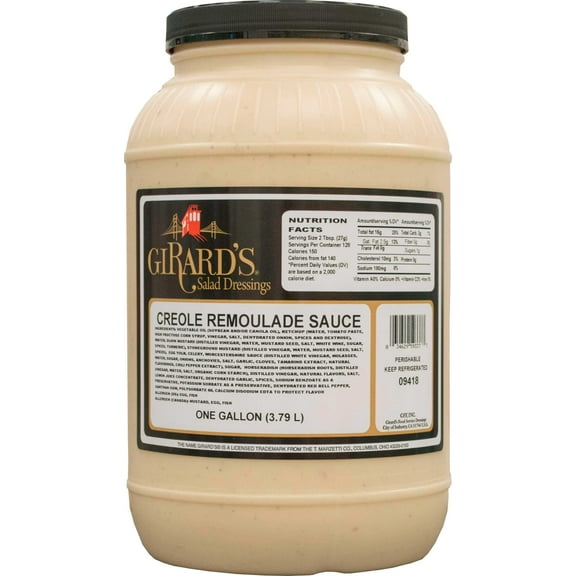 Girards Dressing Creole Remoulade Sauce, 1 Gallon -- 2 per case.