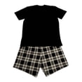thumbnail image 2 of Pijama George Talla EG Print Cuadros Negro 2 Piezas, 2 of 4