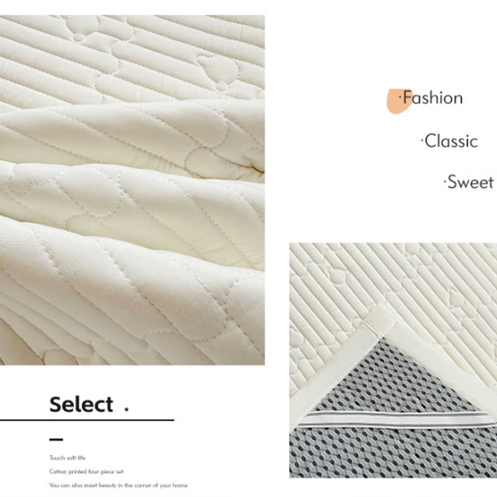 Bxaolu Twin Size Mattress for Bed, Floor Mattress, 1" Thicken Tatami Mat Sleeping Pad Foldable Roll Up Mat Dormitory Pad Floor Lounger Pillow Bed, White