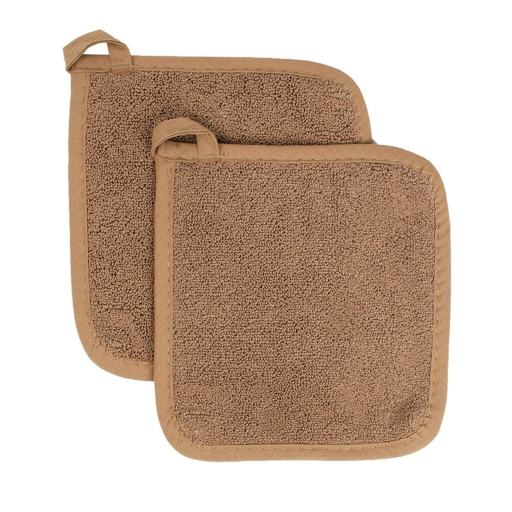 Ritz Royale Collection 100 Cotton Terry Cloth Pot Holder Set, Kitchen