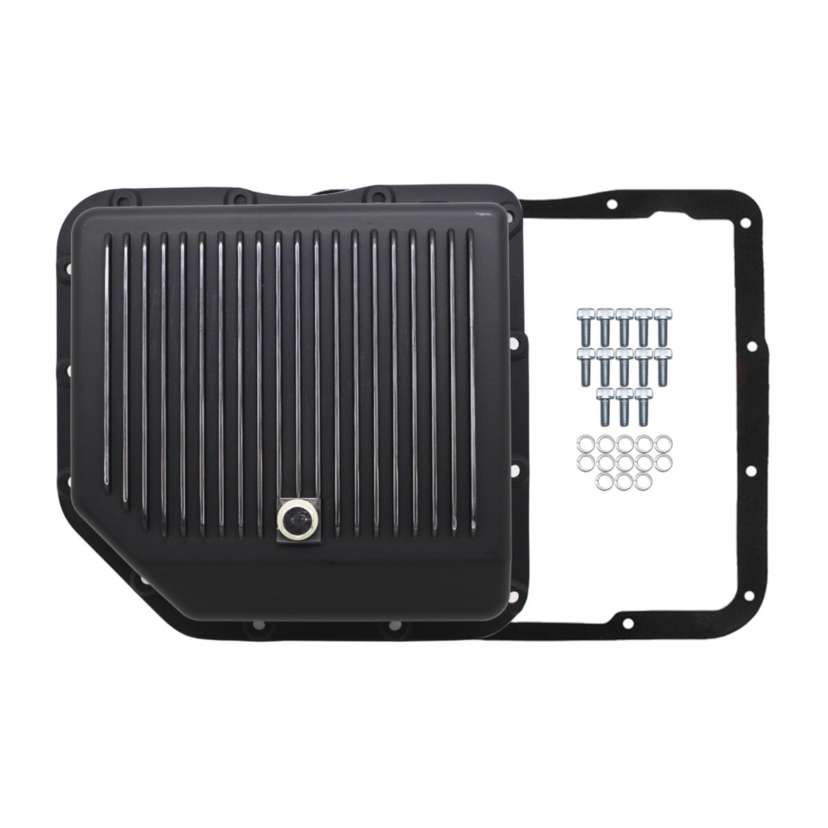 Fits Chevy GM Turbo 350 TH350 Aluminum Transmission Pan Kit Deep Finned