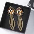 thumbnail image 3 of Cats Vintage Copper-Colored Lace Bookmarks: Stainless Steel Reading Accessories, Book Marks for Book Lovers - Set of 2, 3 of 5