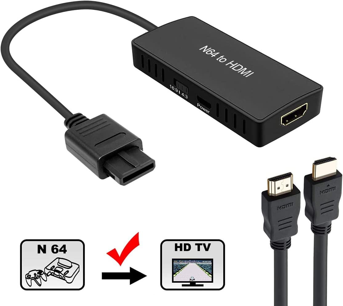 Câble convertisseur HDMI pour Super Nintendo/Nintendo 64