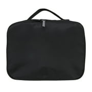 btL 4 Piece Nylon Mesh Front Expandable Zippered Compression Packing Cubes, Black