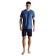 thumbnail image 4 of TOM TAILOR Pijama corto para hombre, pijama corto, algodón, cuello en V, jersey sencillo Azul XXL (XX-Large), 4 of 7
