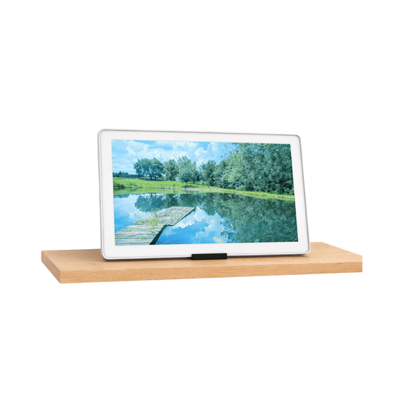 No-Drill Tabletop Stand Compatible with Skylight Calendar Max 27" | With or Without Shadow Box | Mount Base