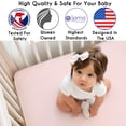 thumbnail image 3 of Juego de ropa de cama para cuna de bebé Sweet Jojo Designs Pink Rose, 4 piezas, 3 of 6