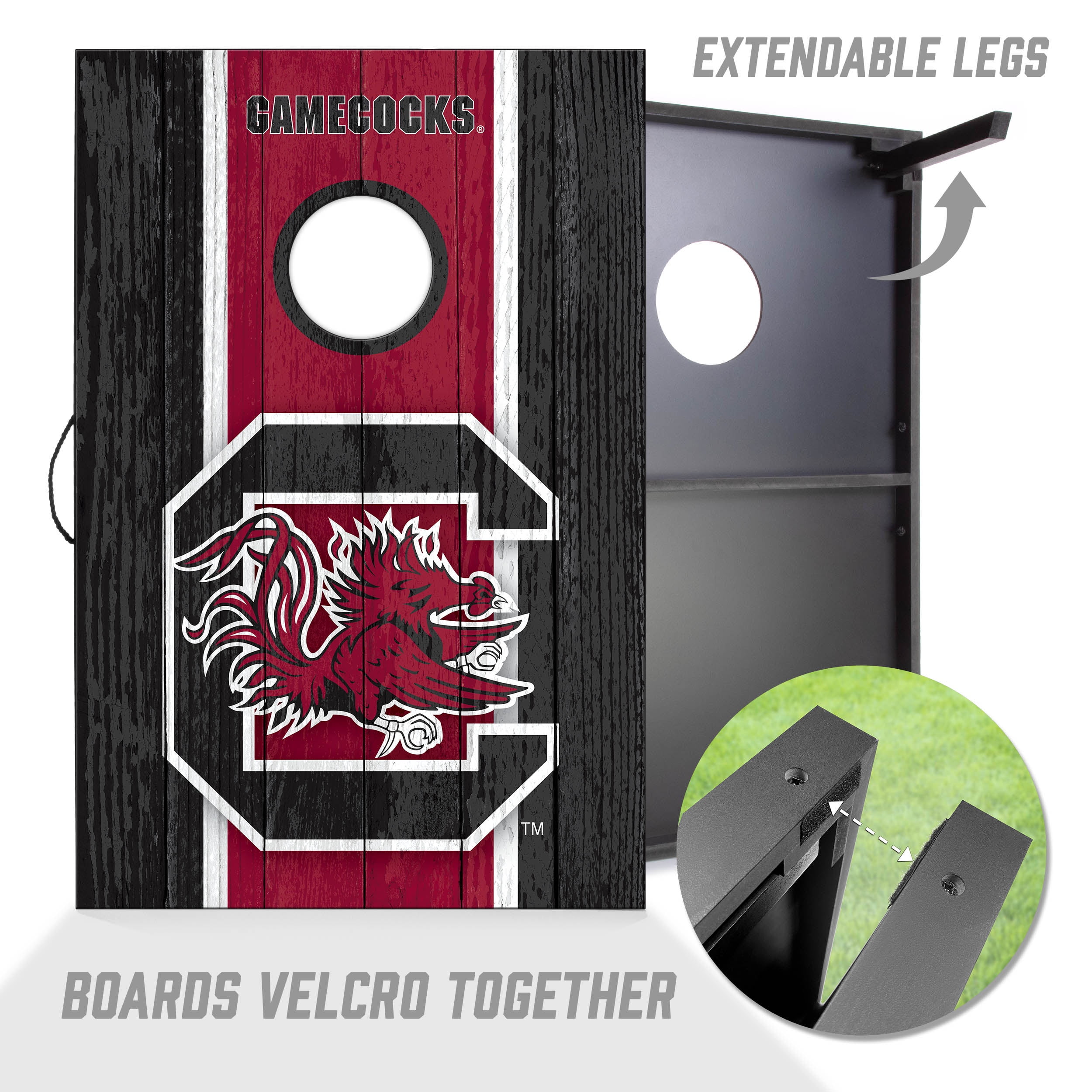 S Carolina Gamecocks 2x3 MDF Cornhole Game Set