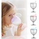 thumbnail image 4 of Copa de plástico para bebés Copa de vino para niños Taza de jugo Taza de leche para niños Taza de bebida de aprendizaje Anticaída 1 pieza Azul, 4 of 5