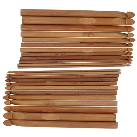 Toyvian 24Pcs Crochet Hooks Kit Assorted Color For Knitting Tools In Making Blankets