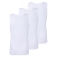 thumbnail image 2 of Buyless Fashion Mens Tagless Undershirts Soft Cotton Crew Neck and V-Neck (3 Pack), 2 of 7