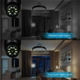 thumbnail image 5 of Wireless Security Camera,WiFi IP Camera 2.4Ghz E27 Light Bulb 1080P HD Security Monitor Cam with Infrared Night Vision,Black, 5 of 6