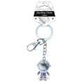 thumbnail image 3 of Aqua79 Astronaut Keychain - Silver 3D Sparkling Charm Rhinestones Fashionable Stylish Metal Alloy Durable Key Ring Bling Crystal Jewelry Accessory With Clasp Key Chain, Bag, Purse, Backpack & Handbag, 3 of 3
