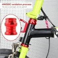 thumbnail image 1 of Casque de Vélo 34MM Pièces en Alliage d'Aluminium Casques Roulements Robustes Groupe de Cuvette Entretien Professionnel Remplacement pour Brompton Rouge, 1 of 7