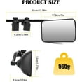 thumbnail image 4 of Universal Clip on Towing Mirror Extensions, Mirror Extenders for Towing, 360� Rotation Adjustable Tow Mirrors extender towing with Clamp for Cars Trailer SUV Trucks Touring, 2PCS, 4 of 7