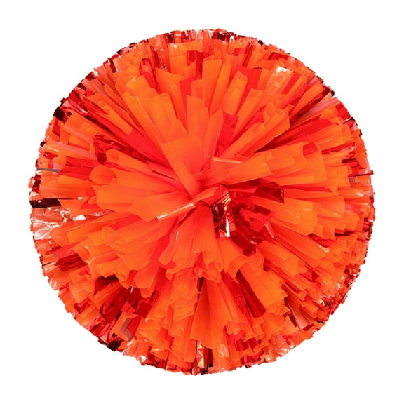 2PCS Cheerleading Handheld Colorful Flowers Sports Activities Performance Cheering Supplies Colorful Lightweight Finger Ring Buckle Design Anti Off PET Material