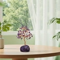 thumbnail image 2 of Amethyst Tree of Life - Purple Healing Stone Desk Decor - Spiritual Gifts for Women, Meditation & Reiki Energy - Housewarming, Birthday Present for Mom & Sister, 2 of 6