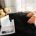 thumbnail image 5 of Faux Sheepskin Fur Area Rugs Round Fake Fur Throw Rug Fluffy Home Decor Living Room Floor Mat Circular Bedside Carpet for Bedroom Soft Circle Kids Play Mat for Nursery, 4ft Diameter, White, 5 of 5