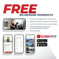 thumbnail image 4 of Sunny Health & Fitness Smart Obsidian Surge 500 m Water Rowing Machine - SF-RW5713SMART, 4 of 6