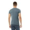 thumbnail image 4 of BELLA + CANVAS CVC Jersey Tee for Men, Eco-friendly Cotton/Poly Blank Shirt, Single Pack, Heather Slate, 2XL, 4 of 4