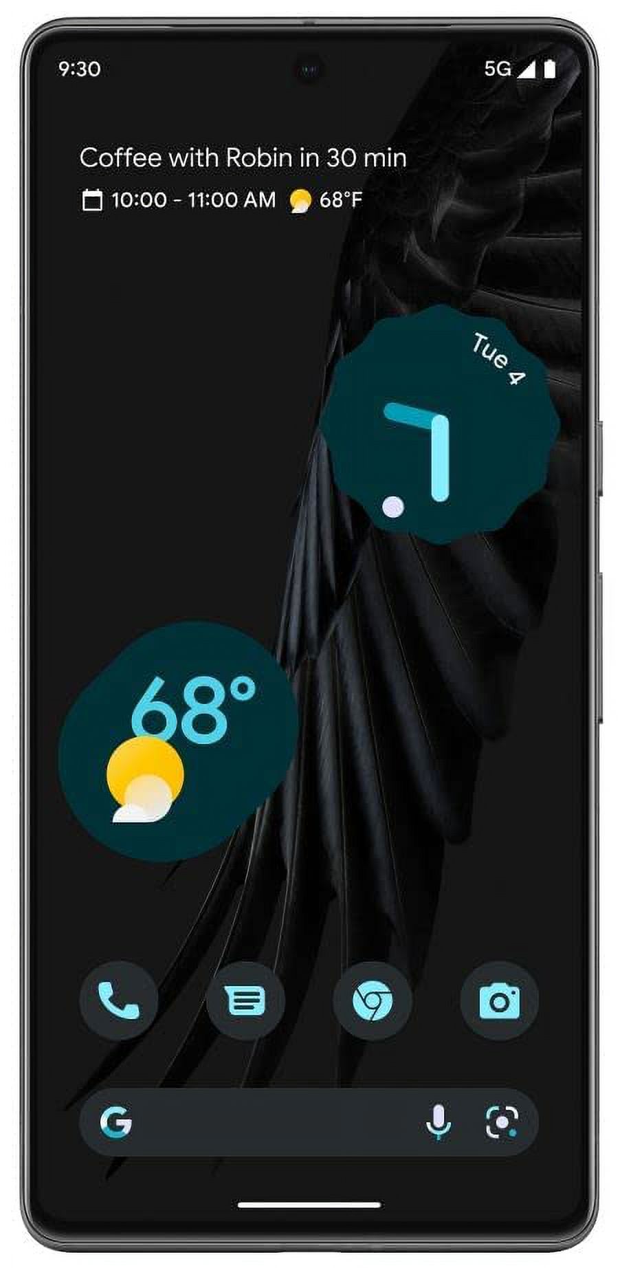 Unlocked Google Pixel 7 5G Cell Phone 128GB 8GB RAM Obsidian