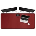 thumbnail image 1 of ZORESYN 3XL Large Mouse Pads (120 x 60cm) - PU Leather Extended Large Gaming Mousepad Desk Mat - Nonslip Base, 1 of 5