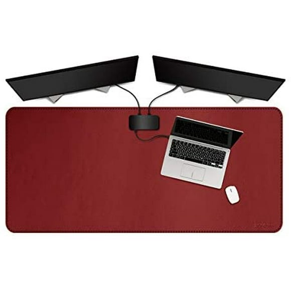 ZORESYN 3XL Large Mouse Pads (120 x 60cm) - PU Leather Extended Large Gaming Mousepad Desk Mat - Nonslip Base