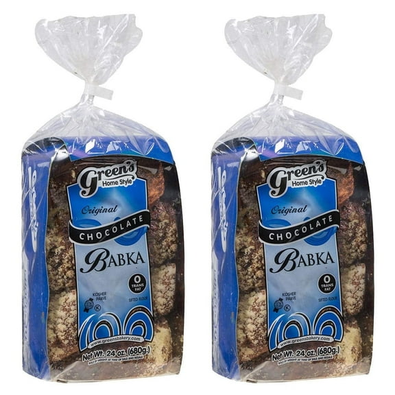 Green's Bakery Chocolate Loaf Babka, 2 Pack 24 oz.