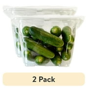 (2 pack) Fresh Mini Cocktail Cucumber, 16 oz