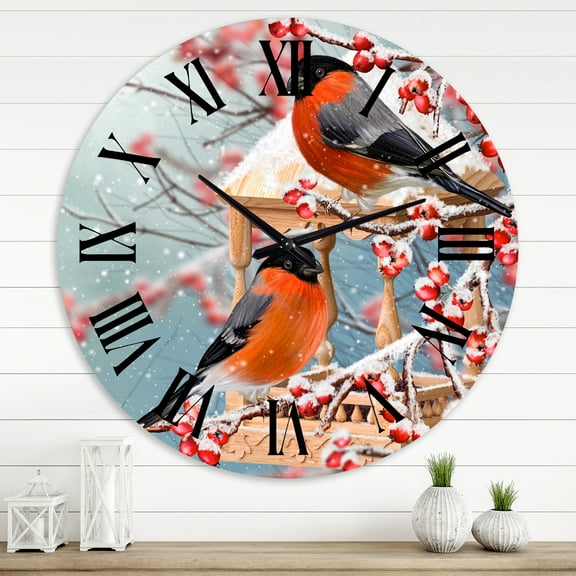Designart 1 in Quartz Traditional Wall Clock