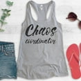 thumbnail image 2 of Chaos Coordinator Tank Top, Ladies Racerback Tank Top, New Mom Tank, Mom Tank, Mama Tank, Mother's Day Tank, Heather Gray, Large, 2 of 3