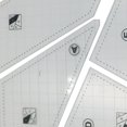 thumbnail image 4 of Regla De Costura Regla de costura, plantilla para acolchar, Kits de corte de tela de retazos a medida 5 uds Ndcxsfigh Libre de BPA, 4 of 5