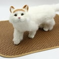 thumbnail image 4 of Flmtop Lit pour Chat et Chien, Tapis de Couchage Rafraîchissant d'Été, Coussin Confortable en Paille et Bambou, 4 of 9