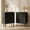 Black, variant on Flictozena 24" Wide Fluted Nightstand, Bedside Table with Drawers, Modern 3 Drawer Dresser, 31" Tall Night Stand-End Table for Bedroom, Black