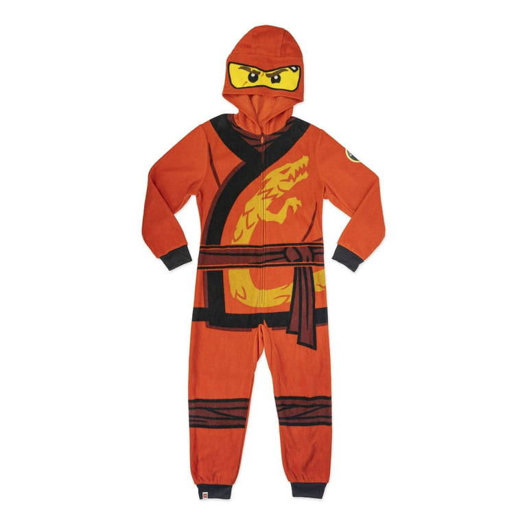krøllet Seneste nyt Kristendom Ninjago Boys 1 Piece Hooded Costume Union Pajama, Sizes 4-12 - Walmart.com