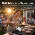 thumbnail image 4 of Unique Bargains Heat-Resistant Dishwasher Safe Kitchen Spatula Set Silver-B 5Pcs, 4 of 5