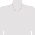 thumbnail image 2 of Auriga Fine Jewelry 14K Rose Gold 1.7 mm Solid Polished Spiga Chain Necklace for Women 18", 2 of 6