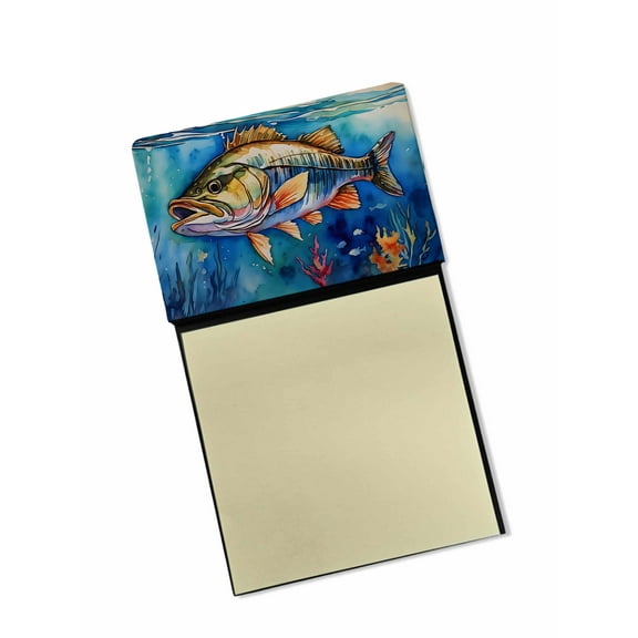 Striped Bass Sticky Note Holder 3.25 in x 5.25 in
