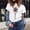 White summer tops 2023 women, variant on Dyegold Summer Tops for Women 2023 Trendy, Summer Plus Size Blouses for Women Patriotic American Flag Henley Shirts Short Sleeve Round Neck Trendy ​Tops Tunics