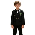 thumbnail image 4 of RTKFRFLM Boys Toddler Kids 2-Piece Suit Set Blazer Pants Formal Attire Long Sleeve Notched Lapel Elegant Wedding Party Outfit 1-5Y, 4 of 4