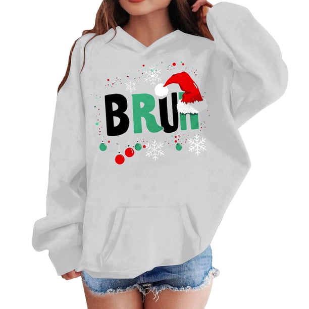 Sudadera con capucha para niñas y niños, sudadera de manga larga con cuello redondo y estampado de moda, jersey con bolsillo, sudadera de poliéster para niñas