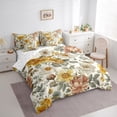 thumbnail image 3 of Feelyou Spring Garden Floral Twin Bedding Sets 7-Piece, Farmhouse Flower Bedding Comforter Set, Vintage French Style Reversible Sheet Sets, Lightweight Room Decor, 3 of 7