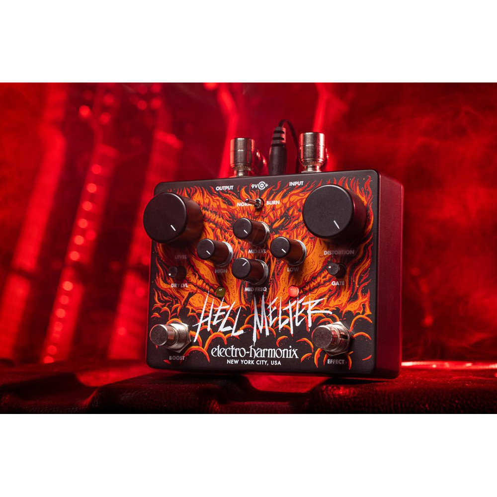 Electro-Harmonix Hell Melter Advanced Metal Distortion Pedal