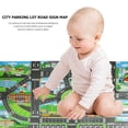 thumbnail image 1 of 83x58cm City Parking Lot Roadmap Road Signs Model Car Climbing Mats Toy, 1 of 6