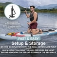 thumbnail image 5 of Hydro Force Solara Inflatable Stand-Up Paddleboard Set 10', 5 of 10