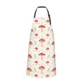 thumbnail image 3 of Cauagu Mushroom Aprons with Pockets,Waterproof Apron for Women,Kitchen Cooking Apron Adjustable Bib Aprons Chef Apron for Cooking,Drawing,Crafting, 3 of 8