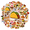 1A-35pcs, variant on 35pcs Cartoon Food Stickers Snack Pack Food Stickers Kids Stickers for Suitcase Laptop Guitar